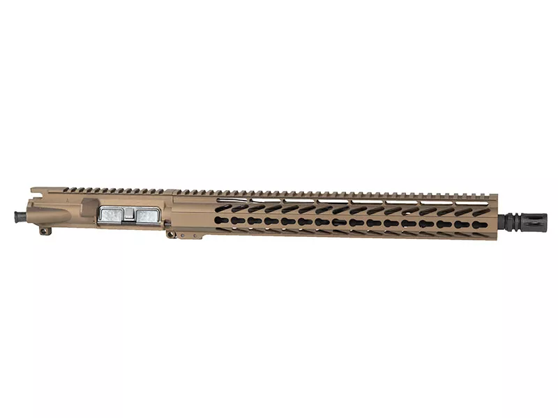 AR15 Burnt Bronze Upper 16″-15″ Keymod Rail