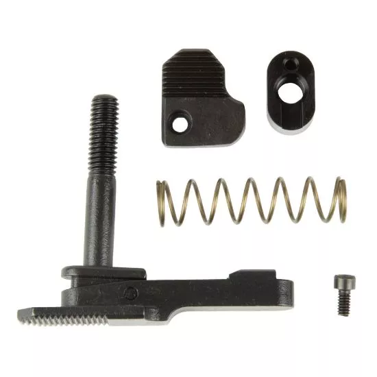 AR15 ZEROED AMBIDEXTROUS MAGAZINE CATCH AND BUTTON KIT, BLACK, CMMG
