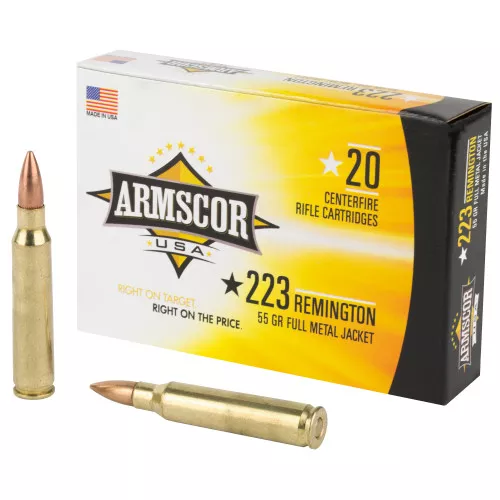 Armscor 223rem 55gr FMJ - 20rd Box