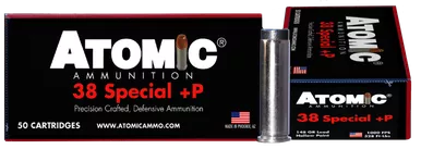 Atomic Ammunition .38 SPECIAL, 148gr, HP - 50 Rounds