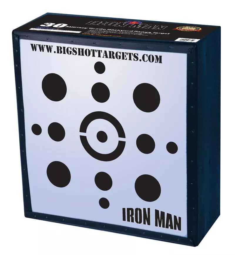 BIGshot Iron Man 30" Personal Range Target With Personal Range Stand