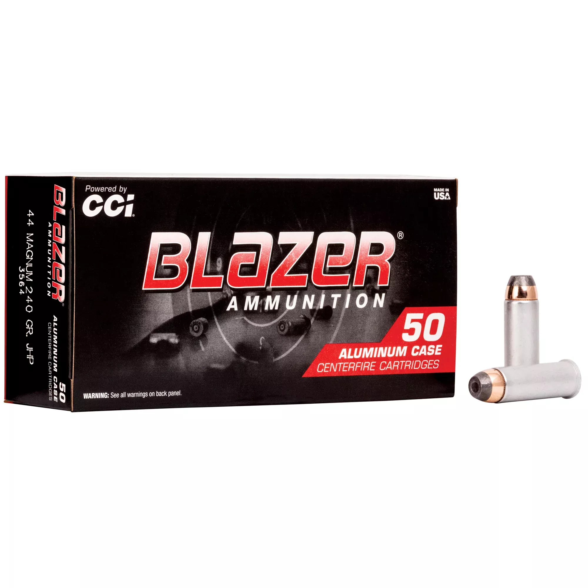 Blazer 44 Magnum 240gr JHP – 50 Rounds