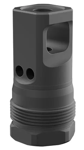 Breek Arms Plan B Echo Single-Port Muzzle Brake .223/5.56 1/2x28 Thread Black