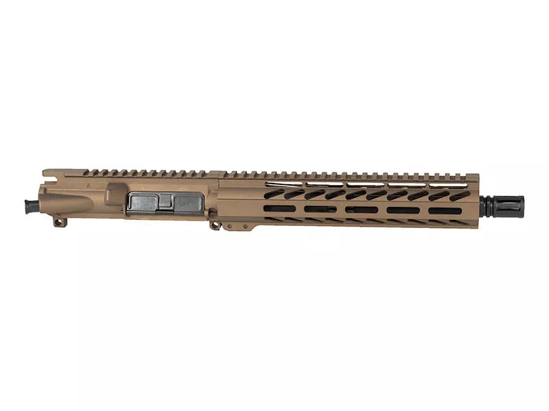 Burnt Bronze 10.5″ .300 Blackout Pistol Upper 10″ M-Lok