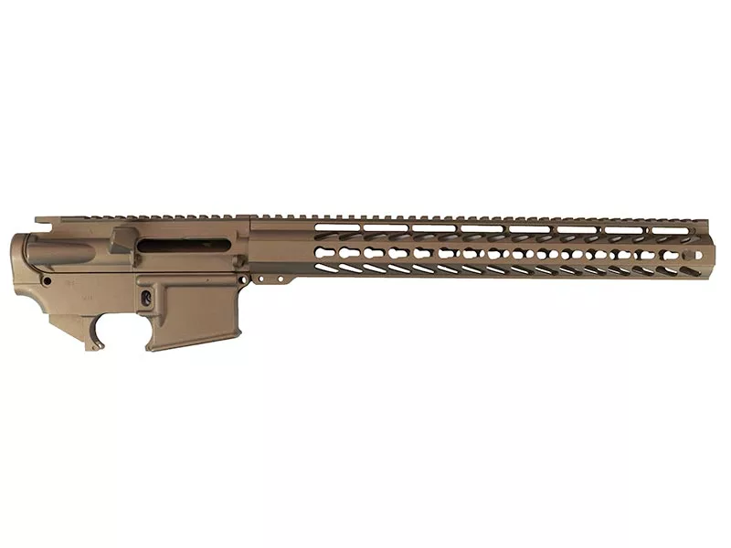 Burnt Bronze Daytona Tactical AR-15 Builder Set with 15″ Keymod Rail