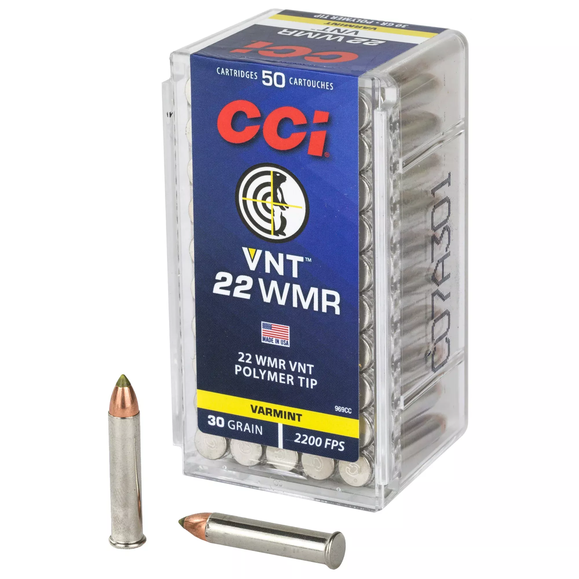 CCI 22 WMR 30gr Varmint Tip – 50 Rounds