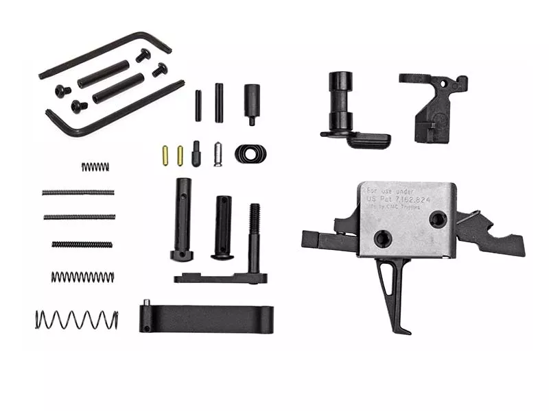 CMC Drop In Straight Trigger 3.5 lb. with AR-15 lower build assembly