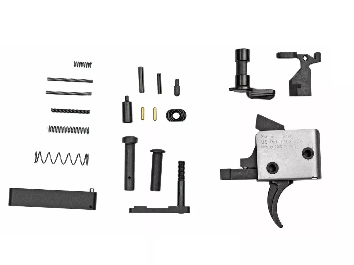 CMC Lower Parts Kit w/ Curved Drop in Trigger