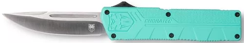 COBRATEC LIGHTWEIGHT OTF MINT BLUE 3.25" DROP POINT