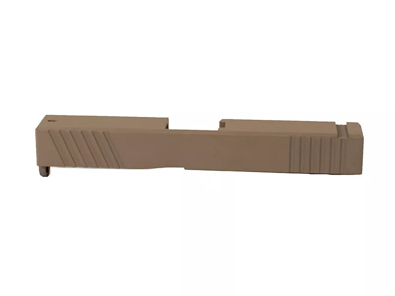 Complete FDE Glock 19 Compatible Gen 3 Standard Slide NO Barrel