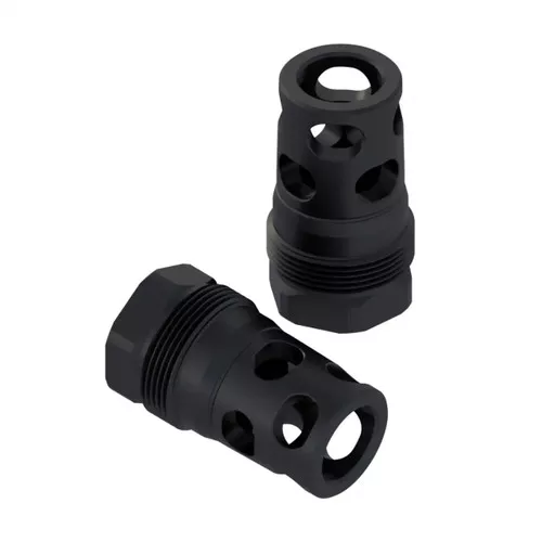 Comstock Armory Compact Muzzle Brake .578x28 - .45 Cal Bore Plan-B Compatible Suppressor Mount