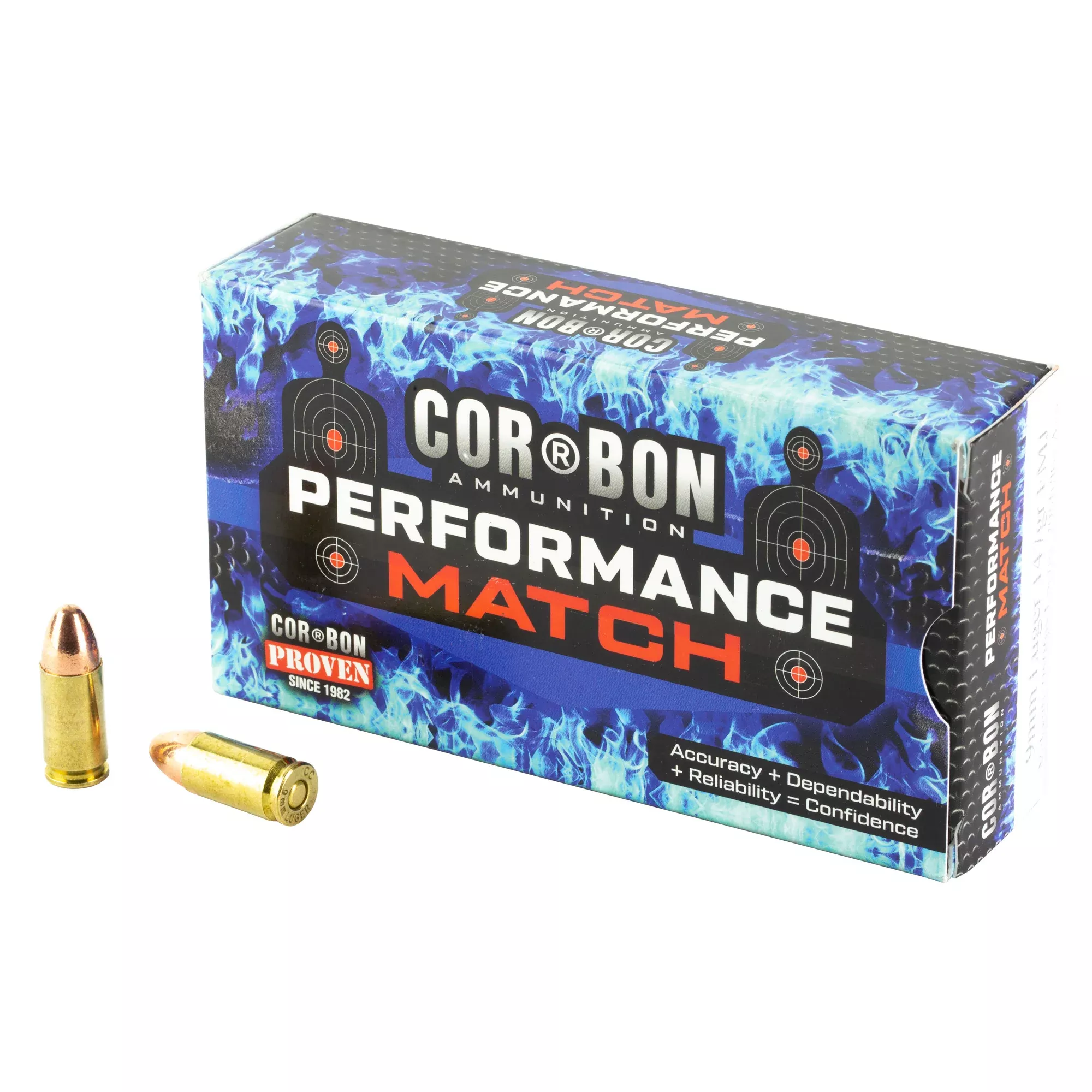 Corbon 9mm Luger 147gr FMJ Training Ammo – 50 Rounds
