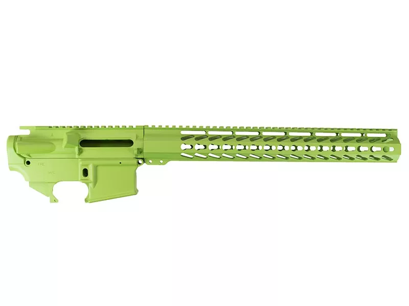 Daytona Tactical AR-15 Builder Set with 15″ Keymod Rail – Zombie Green