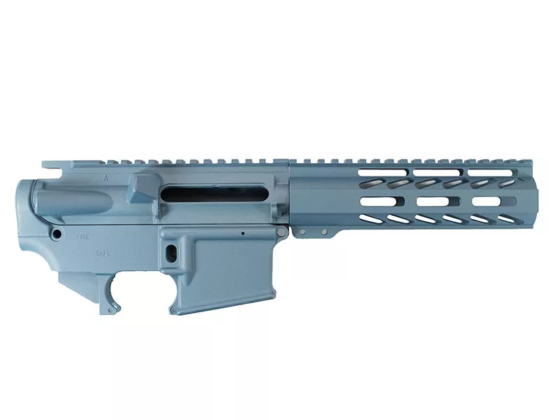 Daytona Tactical AR-15 Builder Set with 7″ M-LOK Rail – Blue Titanium