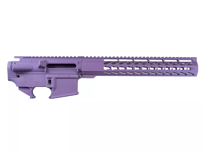 Daytona Tactical Purple AR-15 Builder Set with 12″ Keymod Rail