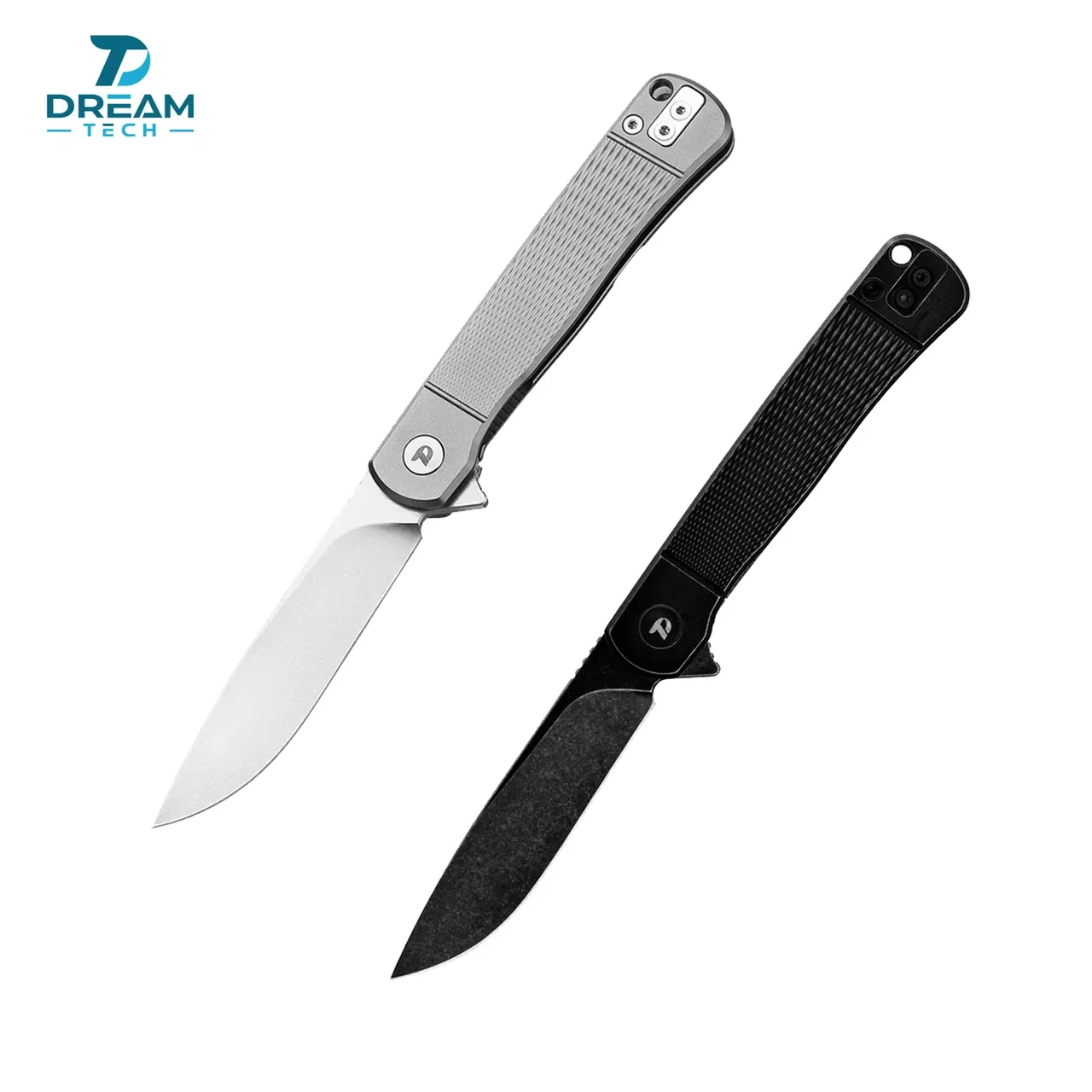 DREAMTECH Folding Pocket Knife Titanium Handle VG10 Blade Knife D4369
