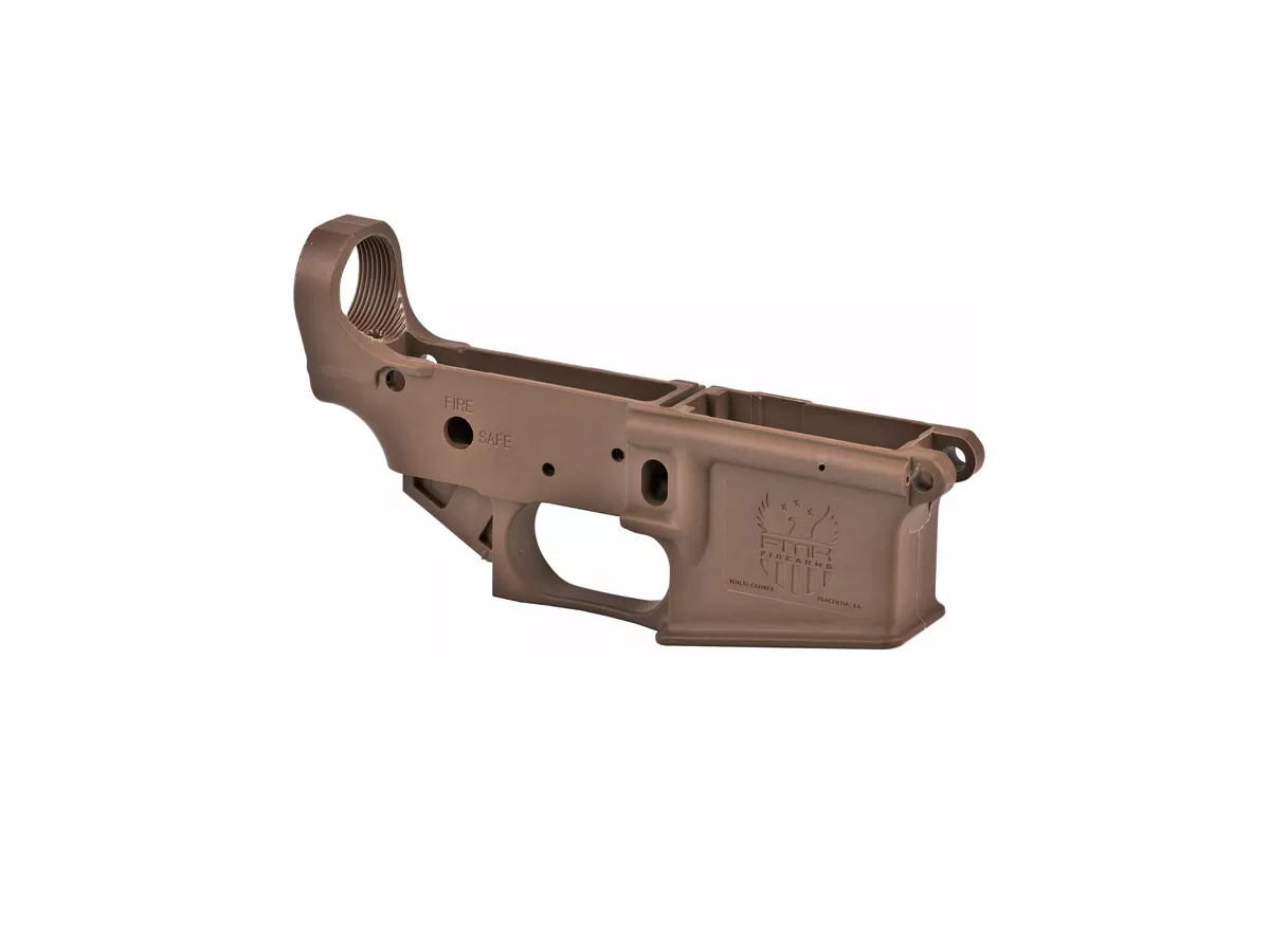 FMK AR-1 eXtreme Stripped AR-15 Lower Receiver – Polymer, Burnt Bronze