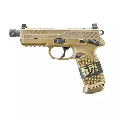 FN FNX-45T BUNDLE 45ACP 5.3" 15RD FDE MAGS