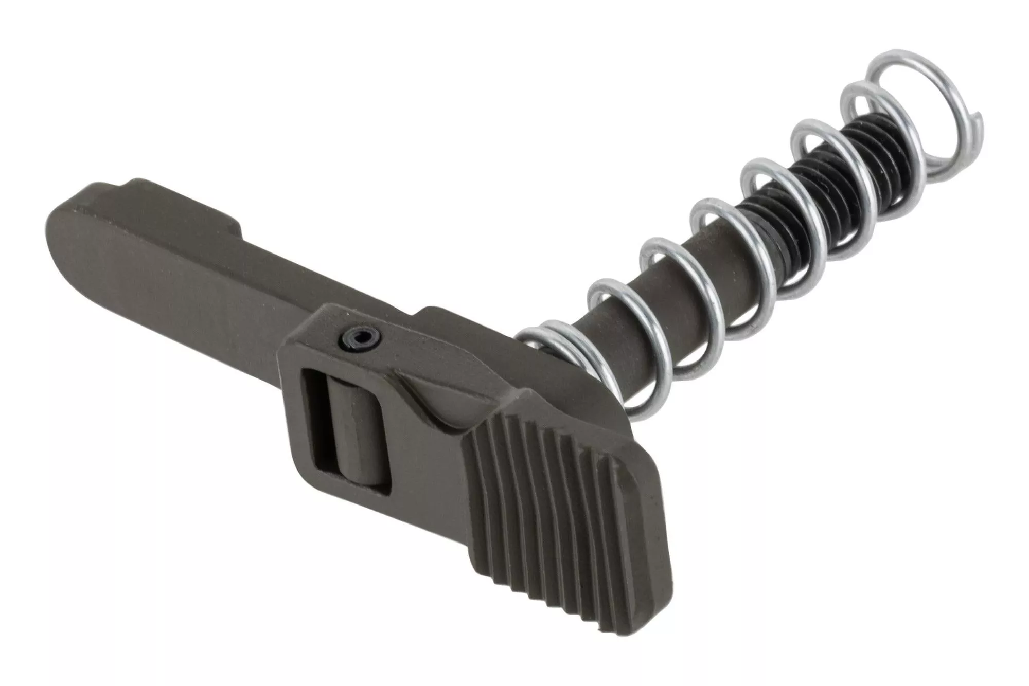 Forward Controls Design Ambi AR-15 Magazine Release Serrated Lever OD Green