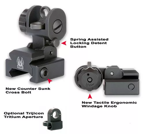 GG&G A2 Back Up Iron Sight (BUIS)