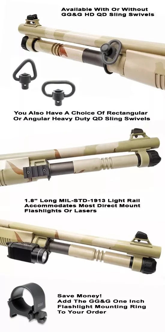 GG&G Benelli M4 Quick Detach Sling And Flashlight Mount