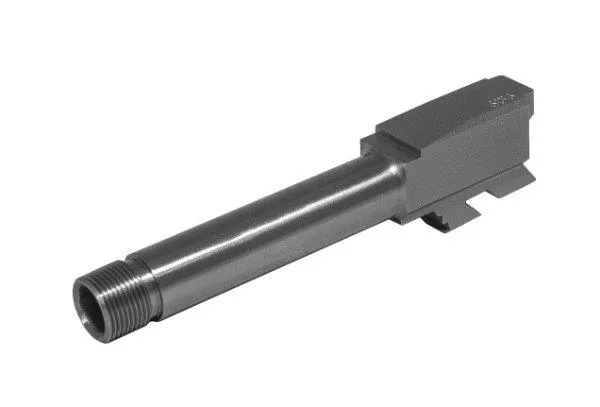Glock 19 Compatible Stainless Steel Barrel Replacement Threaded
