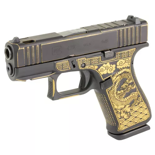 Glock 43X Optic Ready Dragon Compensated 9mm Pistol