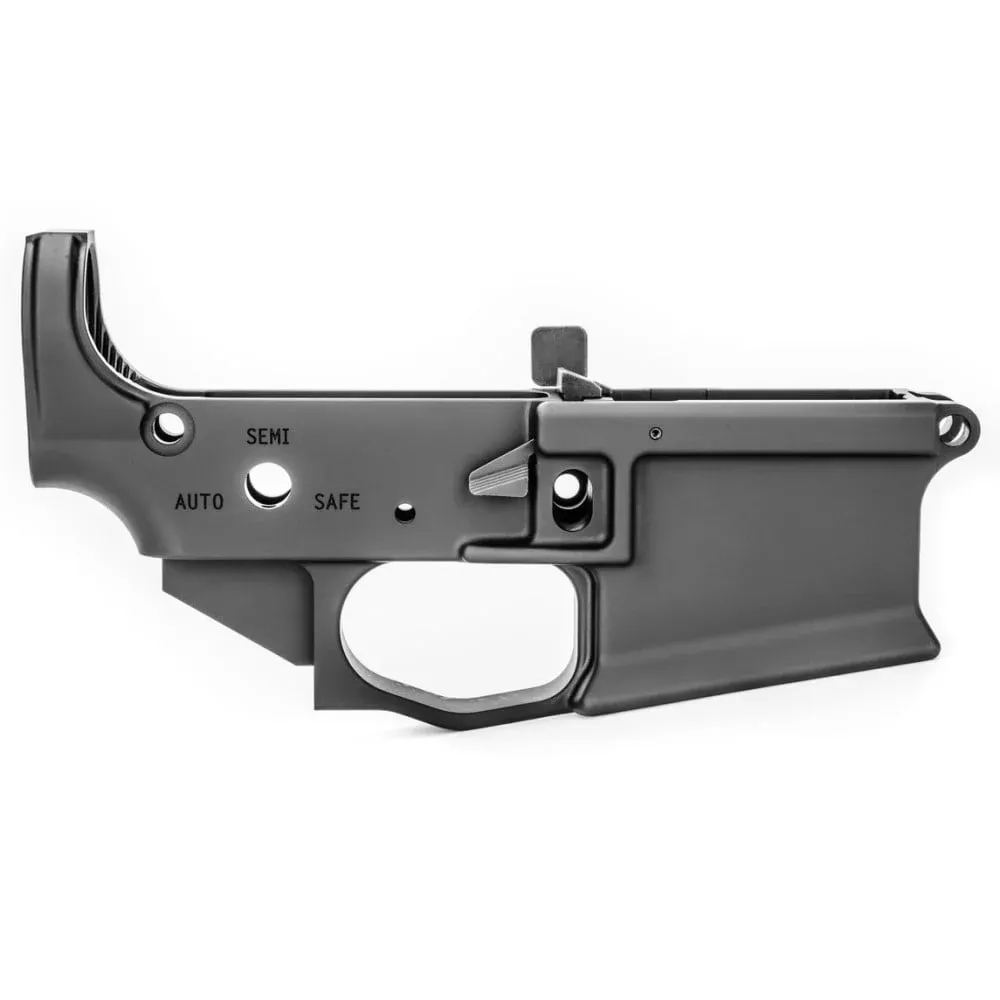 GRIFFIN ARMAMENT MK2 AMBI STRIPPED LOWER RECEIVER – BLACK