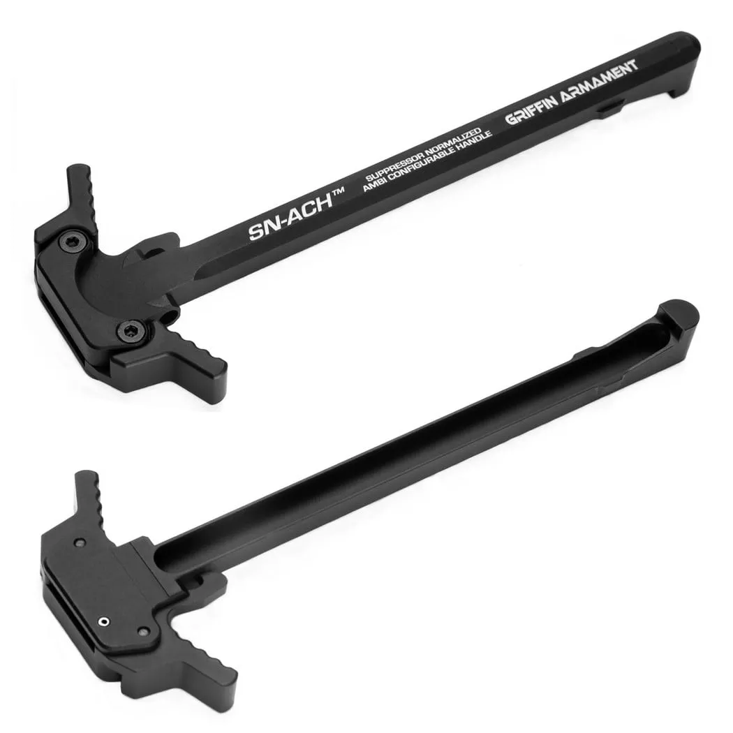 GRIFFIN ARMAMENT SN-ACH GEN 1 SUPPRESSOR NORMALIZED AR9 CHARGING HANDLE