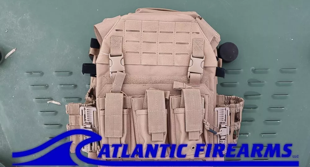 Guard Dog Body Armor Cerberus Plate Carrier-Backpack Compatible FDE