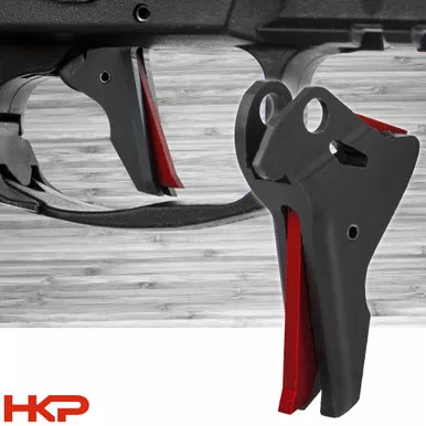 HK VP Series F3 Trigger - Full Flat Face - Red