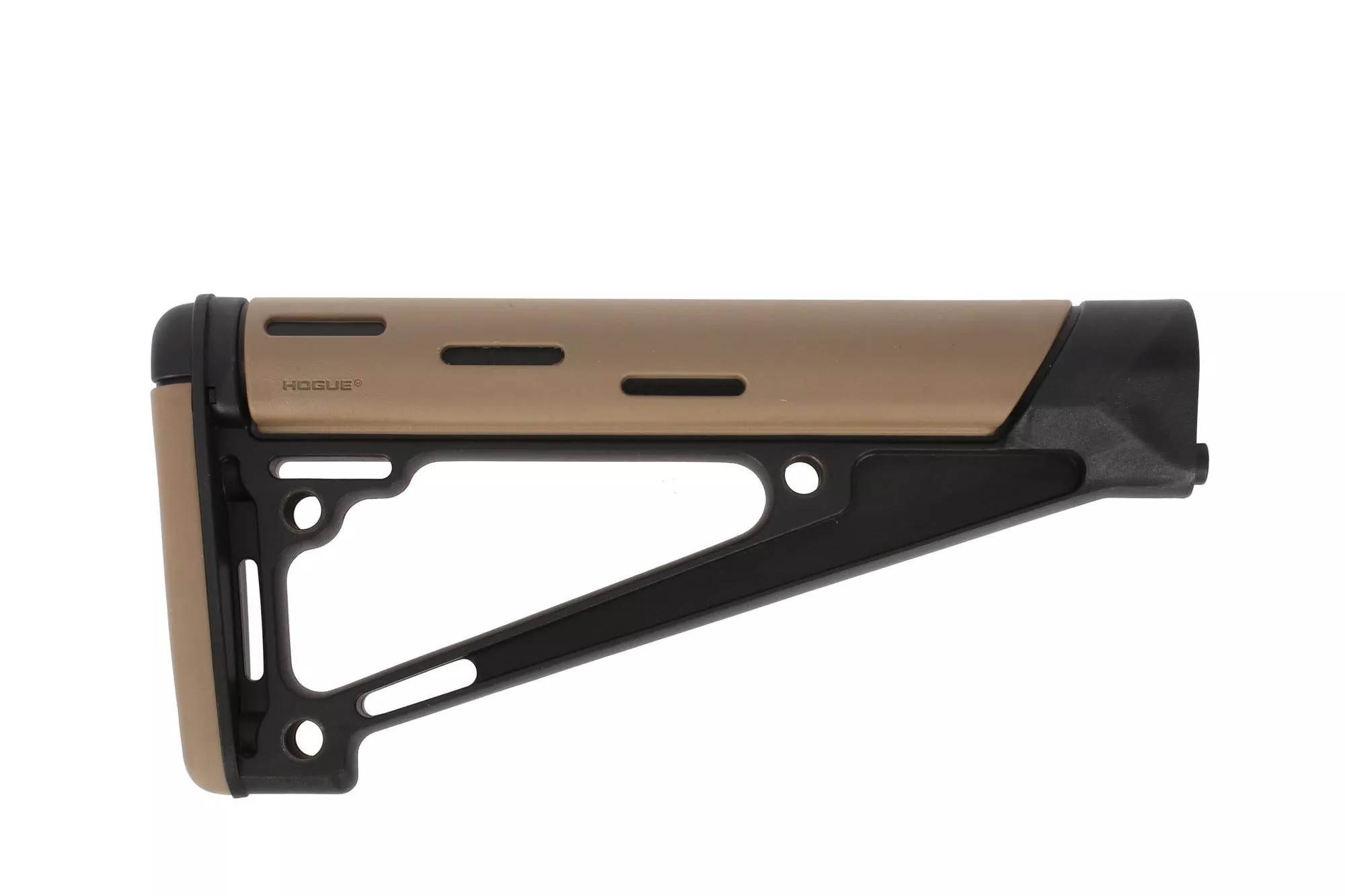 Hogue AR-15 OverMolded Fixed Buttstock Fits A2 Buffer Tube FDE