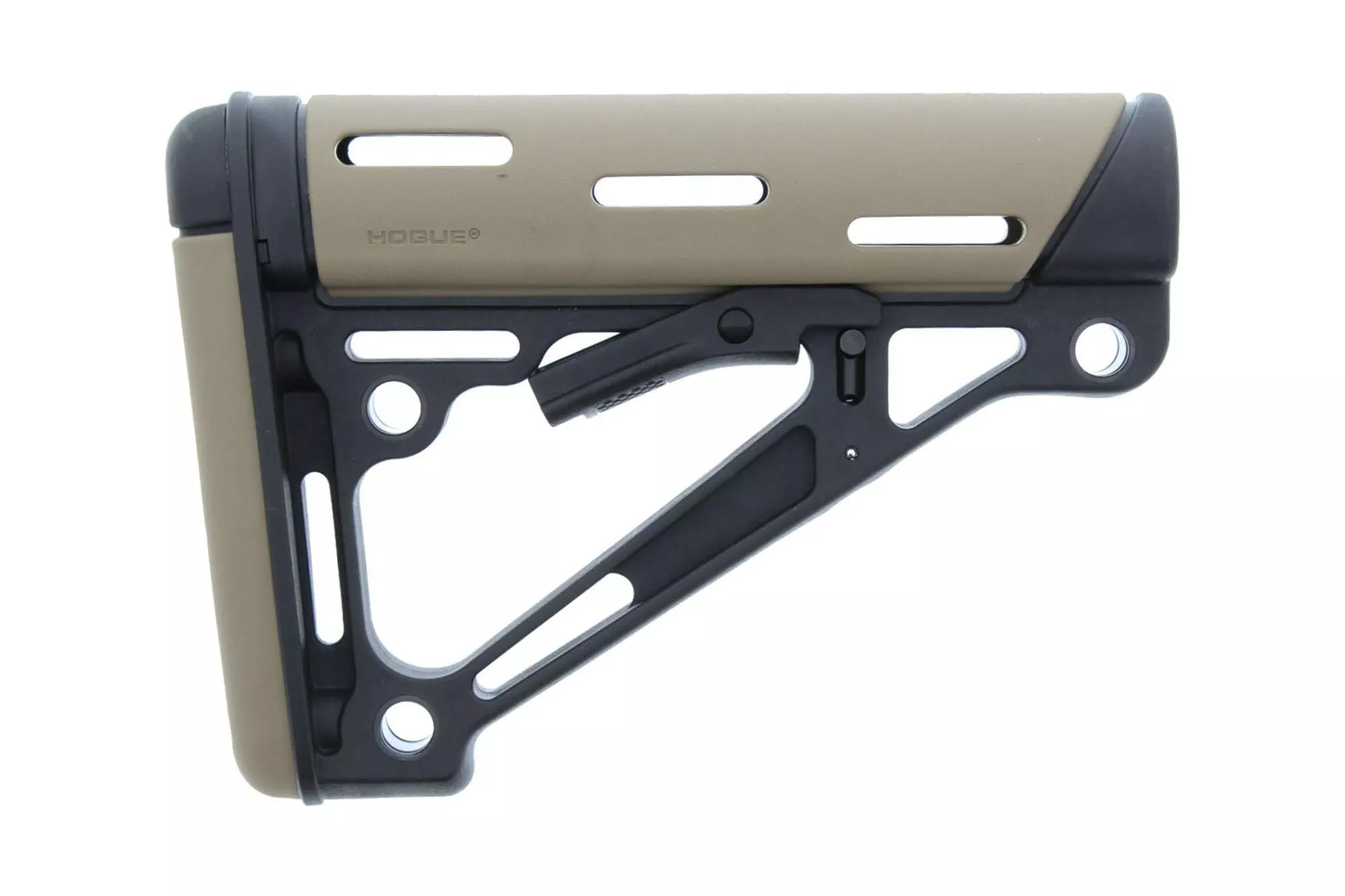 Hogue OverMolded Collapsible Buttstock Comm-Spec FDE