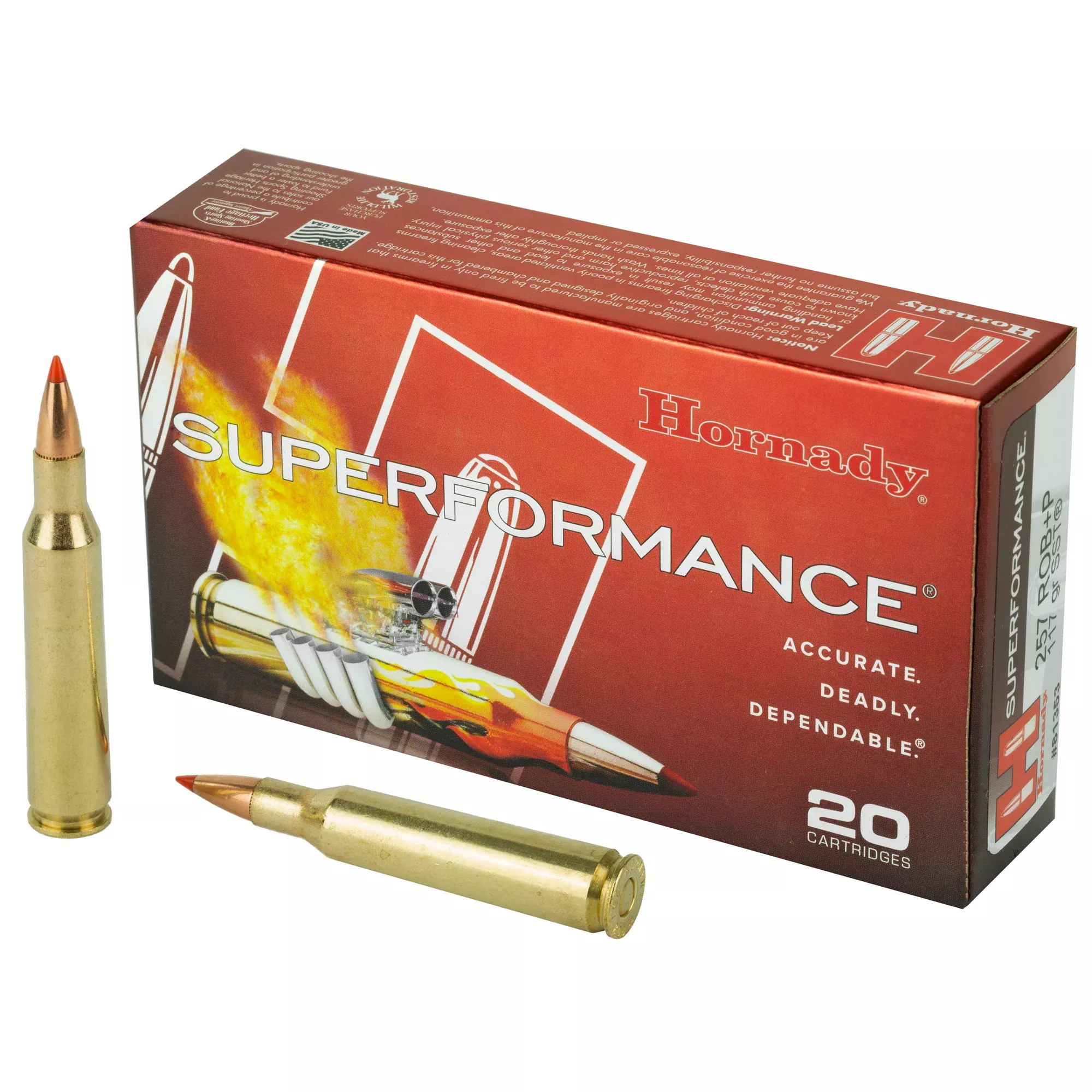 Hornady 250 Savage 100gr SP InterLock Custom – 20 Rounds