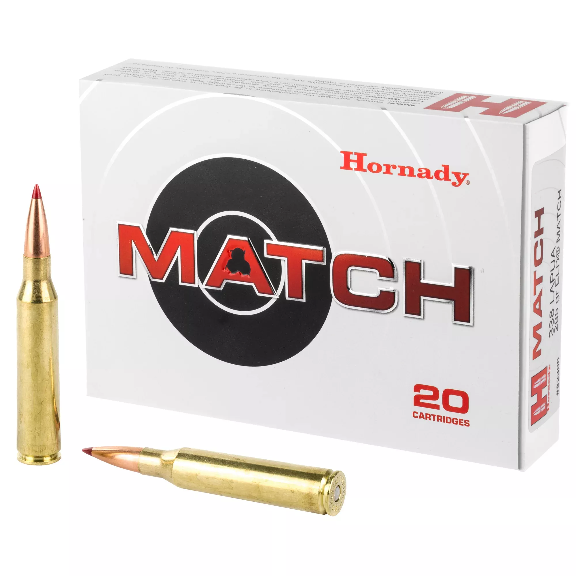 Hornady 338 Lapua 285gr ELD Match – 20 Rounds