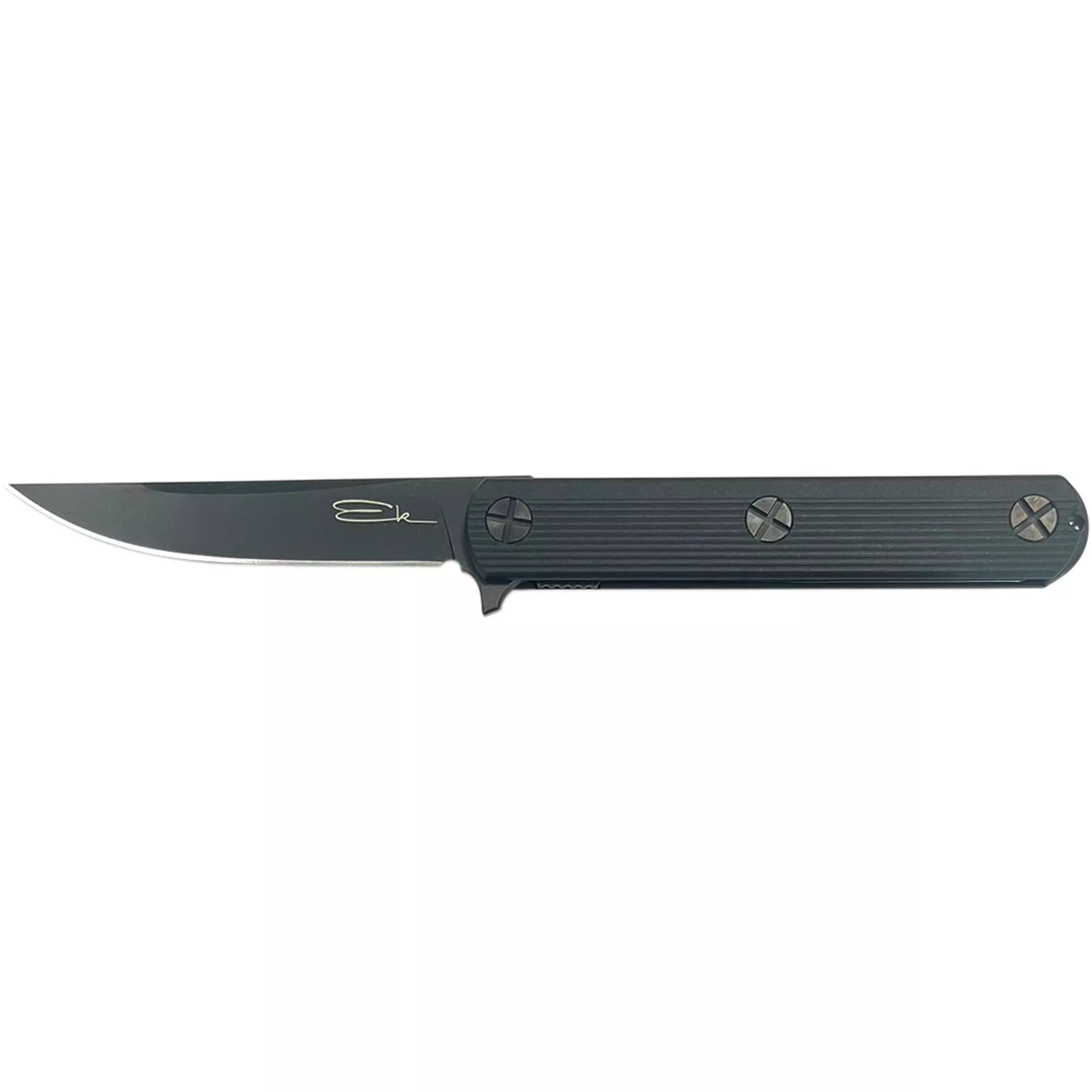 KA-BAR EK Folder Folding Knife Black Blade 4" Black Handle
