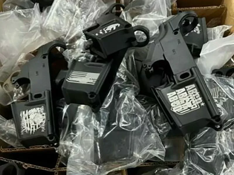 Laser Engraved BLEMISHED 80% AR-15 Anodized Lower