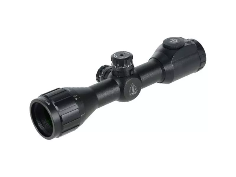 Leapers UTG 6X32 1″ Compact CQB Scope 36-Color Mil-Dot – Adjustable Objective