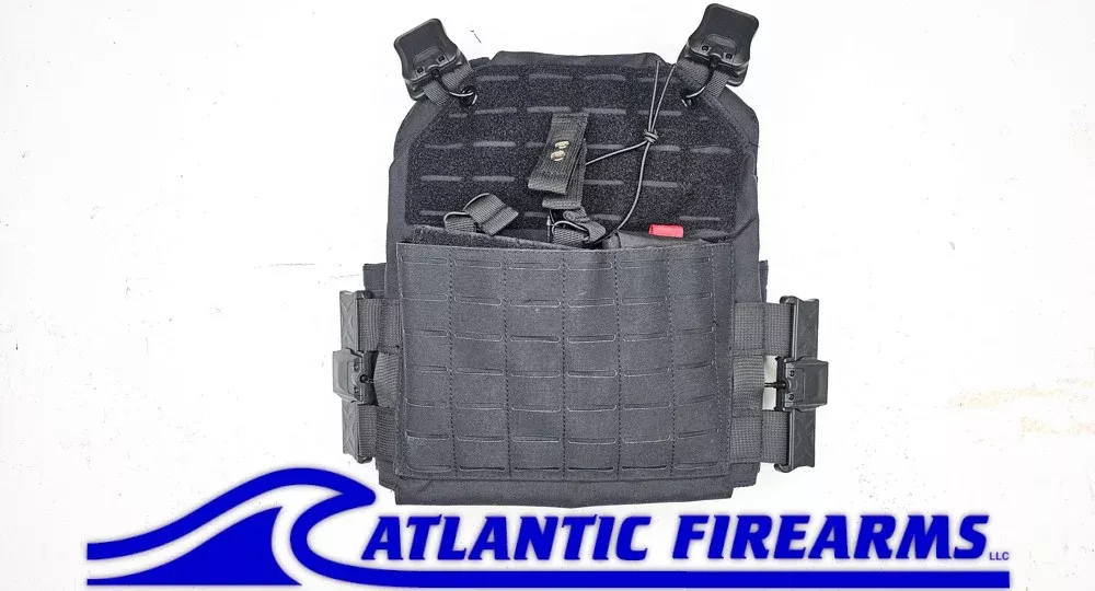 Magnetic Quick Release Laser Cut Plate Carrier - Black