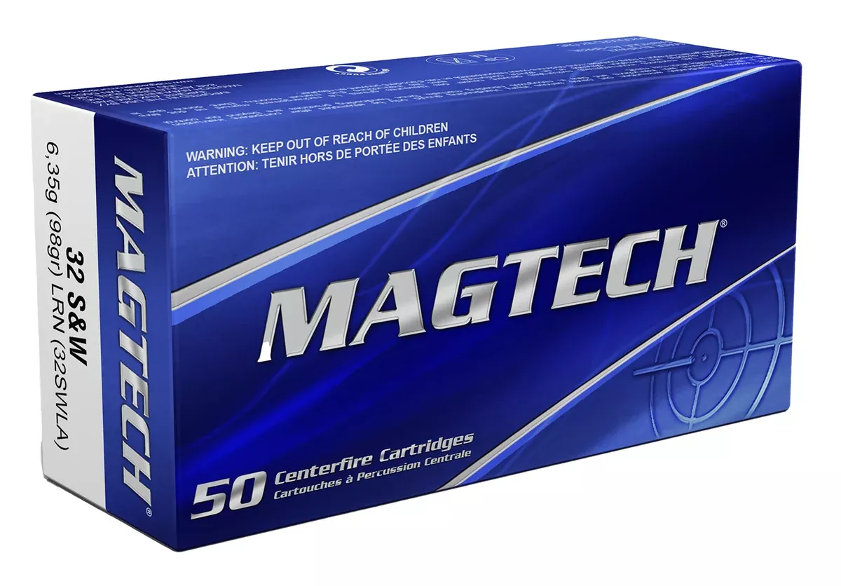 Magtech 32SWLA Range/Training32S&WLong 98gr Lead Round Nose 50 Per Box/20 Case