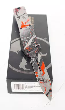 Microtech 1142-1BGBKRDSPLS Combat Troodon Bull Shark