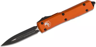 Microtech 122-1OR Ultratech Black, Orange Aluminum Handle