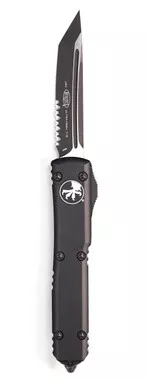 Microtech 123-2T Ultratech Tactical Black, Black Handles