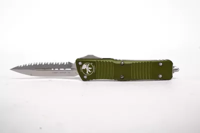 Microtech 142-12OD Combat Troodon Stw, OD Green Handle