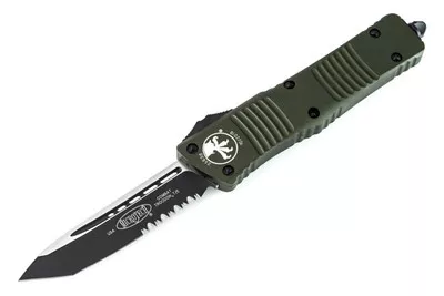 Microtech 144-2OD Combat Troodon Black, OD Green Handles