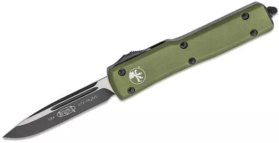 Microtech 148-1OD UTX-70 Black, OD Green Aluminum Handles