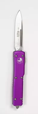 Microtech 148-4VI UTX-70 Satin, Violet Handles
