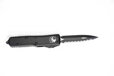 Microtech 232-3T UTX-85 Tactical Black, Black Handles