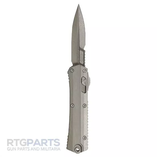 MICROTECH GLYKON D/E OTF AUTOMATIC KNIFE, NATURAL, 3.75 INCH, APOCALYPTIC, 184-10APNC