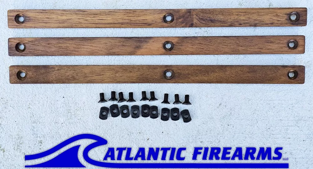 MLOKWood Grip Stop 6 Slot- Walnut